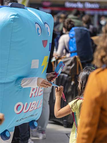 SNCF Suitcase Inflatable Costume